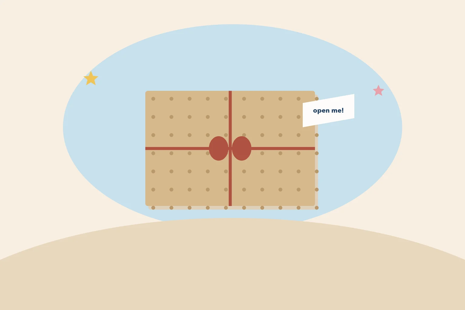 Beautifully packaged pen pal gifts with creative wrapping and presentation