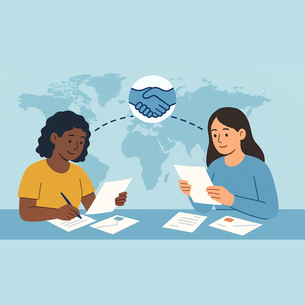 Safety tips for international pen pal correspondence