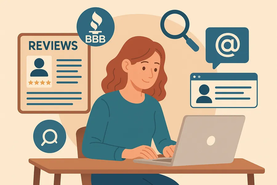 Researching and evaluating pen pal platforms for legitimacy and safety