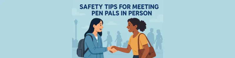 Safety tips for meeting pen pals in person