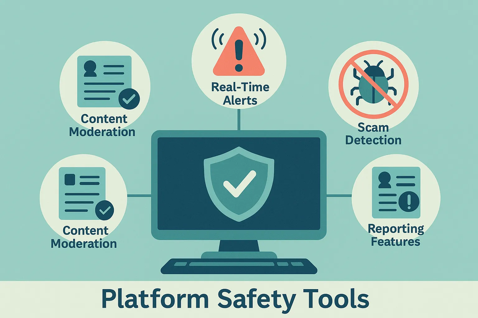 Safety tools and features available on legitimate pen pal platforms