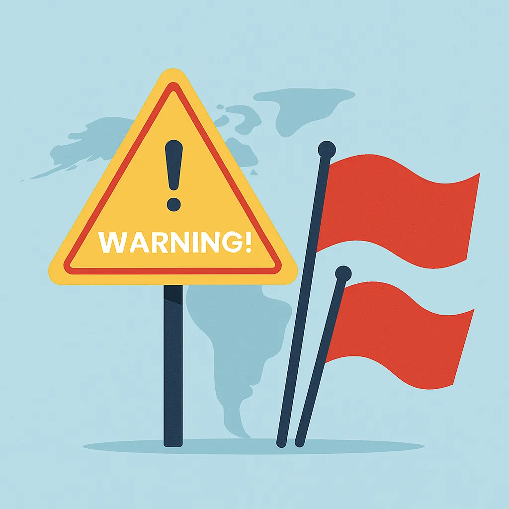 Warning signs and red flags in pen pal correspondence