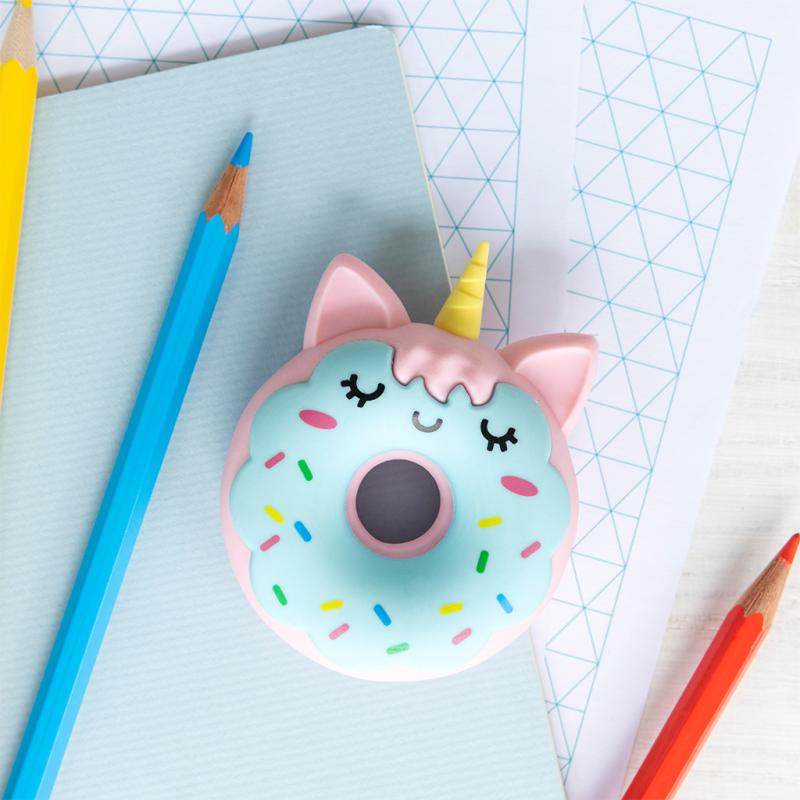 Adorable animal doughnut eraser — Unicorn by Rex London
