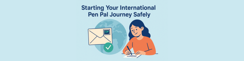 Starting your international pen pal journey safely