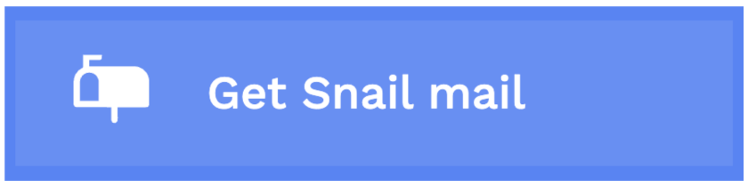 The 'Get Snail mail' button on a member profile
